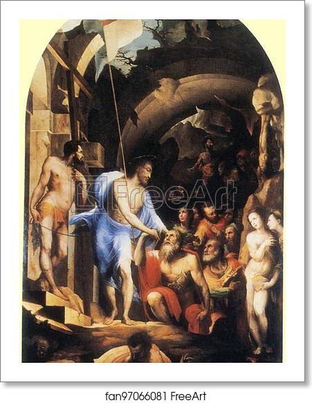 Free art print of Christ in Limbo by Agnolo Bronzino