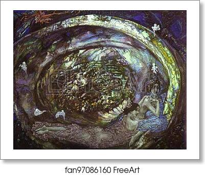 Free art print of Pearl Oyster by Mikhail Vrubel