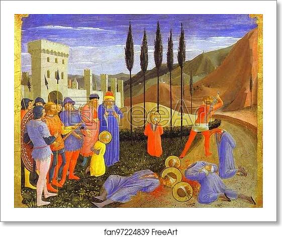 Free art print of San Marco Altarpiece: The Beheading of Cosmas and Damian by Fra Angelico Free art print of San Marco Altarpiece: The Beheading of Cosmas and Damian by Fra Angelico