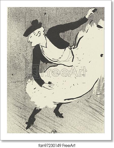 Free art print of Edmée Lescot by Henri De Toulouse-Lautrec
