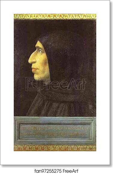 Free art print of Girolamo Savanarola by Fra Bartolommeo