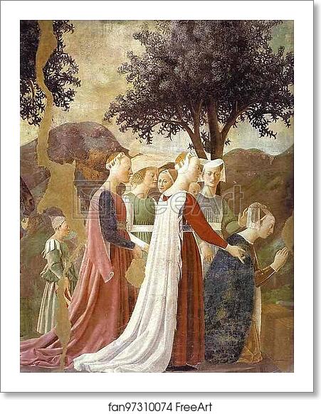 Free art print of Legend of the True Cross: Adoration of the Wood. Detail by Piero Della Francesca Free art print of Legend of the True Cross: Adoration of the Wood. Detail by Piero Della Francesca