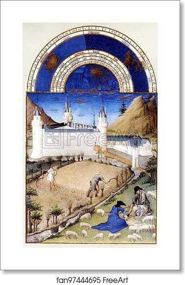 Free art print of Les tr�s riches heures du Duc de Berry. July. Palais Poitiers by Limbourg Brothers Free art print of Les tr�s riches heures du Duc de Berry. July. Palais Poitiers by Limbourg Brothers