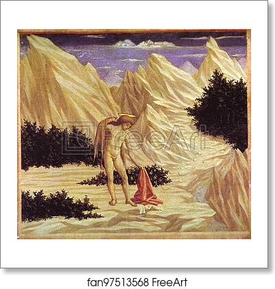 Free art print of St. John in the Desert by Domenico Veneziano