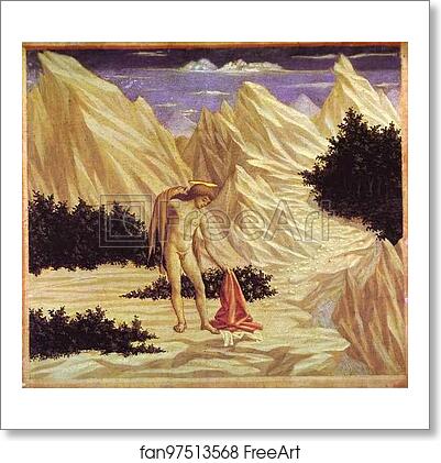 Free art print of St. John in the Desert by Domenico Veneziano Free art print of St. John in the Desert by Domenico Veneziano
