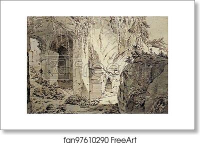 Free art print of Part of the Colosseum Seen in Sunlight by Joseph Wright Of Derby