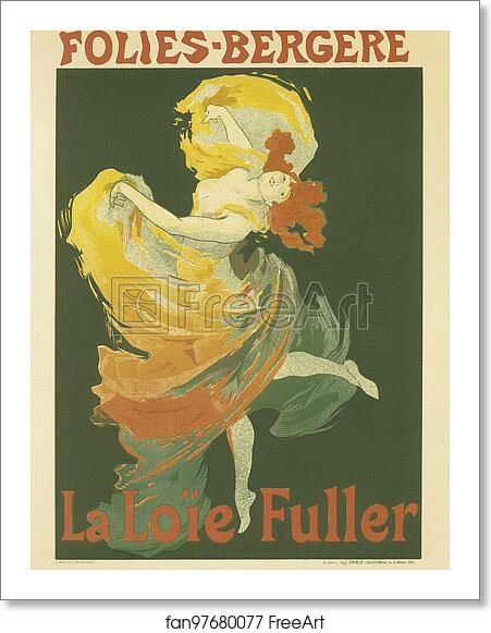 Free art print of Les Folies-Bergère, "la Loïe Fuller". by Jules Chéret Free art print of Les Folies-Bergère, "la Loïe Fuller". by Jules Chéret