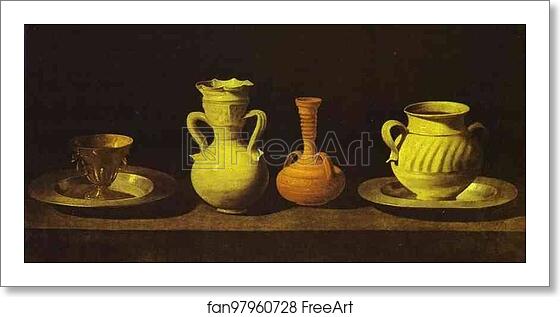 Free art print of Still Life with Pottery by Francisco De Zurbarán Free art print of Still Life with Pottery by Francisco De Zurbarán