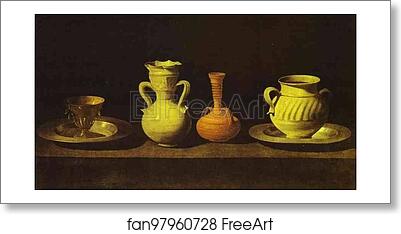 Free art print of Still Life with Pottery by Francisco De Zurbarán Free art print of Still Life with Pottery by Francisco De Zurbarán