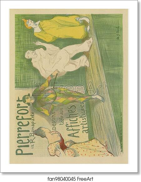 Free art print of Les "Affiches artistiques Pierrefort". by Henri-Gabriel Ibels Free art print of Les "Affiches artistiques Pierrefort". by Henri-Gabriel Ibels