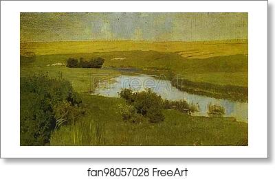Free art print of The Istra River by Isaac Levitan