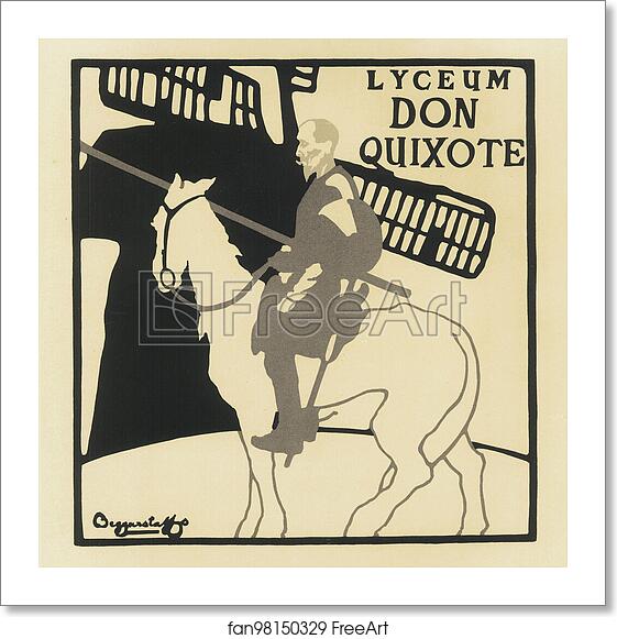 Free art print of Le Théâtre Lyceum, "Don Quixote". by William Nicholson