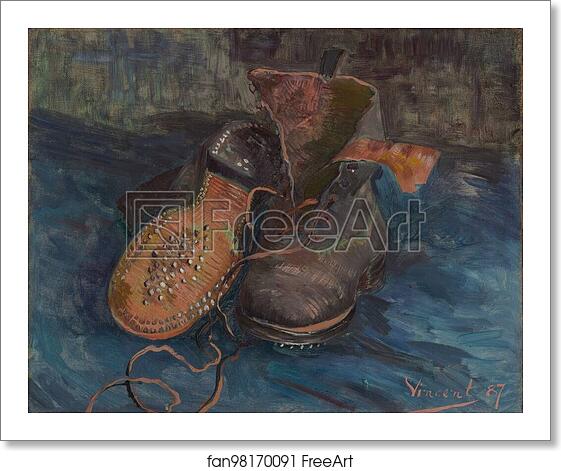 Free art print of A Pair of Boots by Vincent Van Gogh Free art print of A Pair of Boots by Vincent Van Gogh