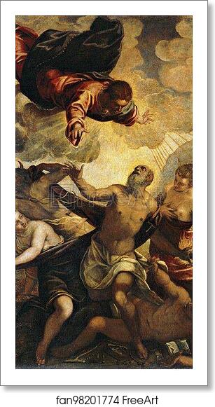 Free art print of Temptation of Saint Anthony by Jacopo Robusti, Called Tintoretto