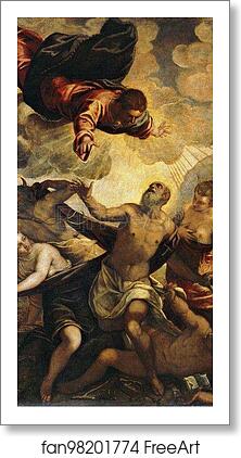 Free art print of Temptation of Saint Anthony by Jacopo Robusti, Called Tintoretto