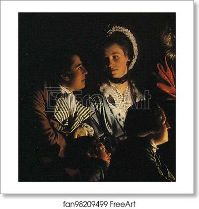 Free art print of An Experiment on a Bird in the Air Pump. Detail by Joseph Wright Of Derby