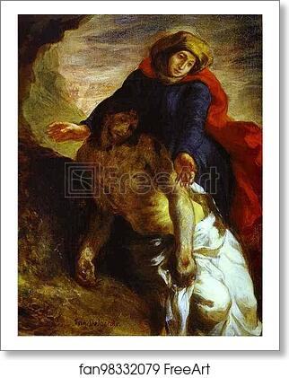 Free art print of Pieta by Eugène Delacroix Free art print of Pieta by Eugène Delacroix