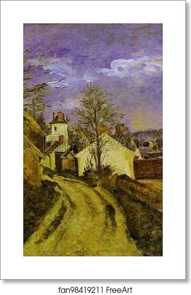 Free art print of Dr. Gachet's House at Auvers by Paul Cézanne Free art print of Dr. Gachet's House at Auvers by Paul Cézanne