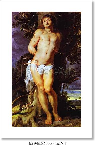 Free art print of St. Sebastian by Peter Paul Rubens