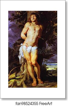 Free art print of St. Sebastian by Peter Paul Rubens
