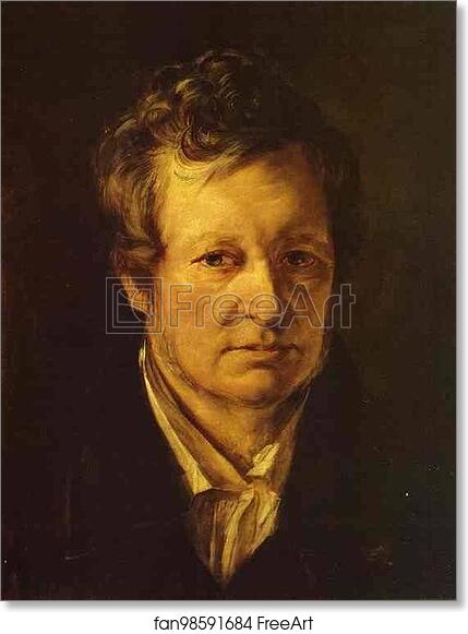 Free art print of Portrait of A. R. Tomilov by Orest Kiprensky
