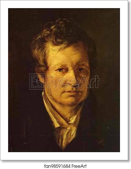 Free art print of Portrait of A. R. Tomilov by Orest Kiprensky