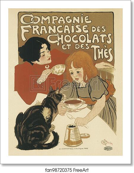 Free art print of Le "Chocolat de la Compagnie Française". by Théophile Steinlen Free art print of Le "Chocolat de la Compagnie Française". by Théophile Steinlen