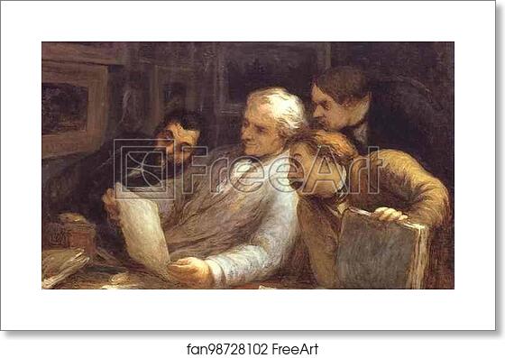 Free art print of The Etching Amateurs by Honoré Daumier Free art print of The Etching Amateurs by Honoré Daumier