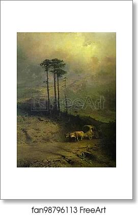 Free art print of In the Mountains of the Crimea by Feodor Vasilyev
