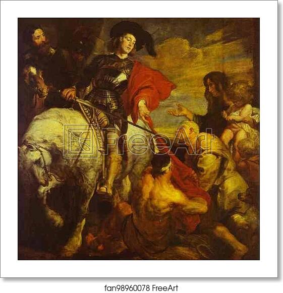 Free art print of St. Martin Dividing His Cloak by Sir Anthony Van Dyck Free art print of St. Martin Dividing His Cloak by Sir Anthony Van Dyck