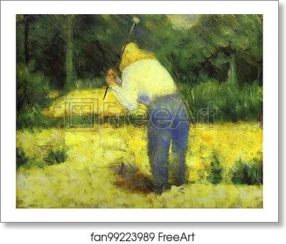 Free art print of Le Tacheron by Georges Seurat Free art print of Le Tacheron by Georges Seurat