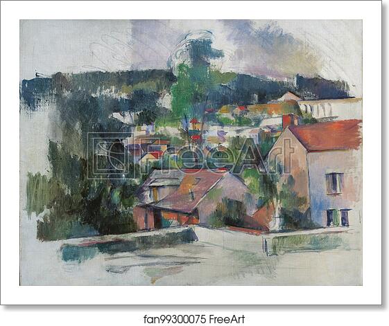 Free art print of Landscape by Paul Cézanne Free art print of Landscape by Paul Cézanne