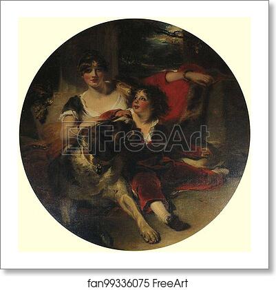 Free art print of Mrs Maguire and Her Son by Sir Thomas Lawrence