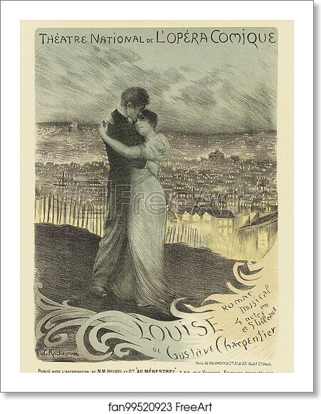 Free art print of L'Opéra-Comique "Louise" by Georges Rochegrosse Free art print of L'Opéra-Comique "Louise" by Georges Rochegrosse