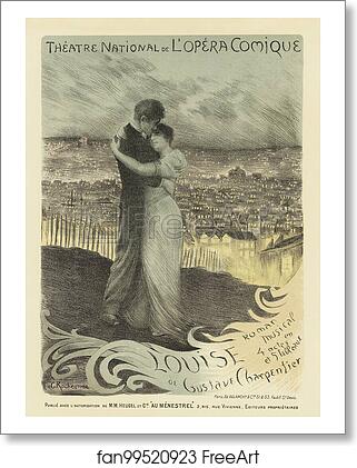 Free art print of L'Opéra-Comique "Louise" by Georges Rochegrosse Free art print of L'Opéra-Comique "Louise" by Georges Rochegrosse