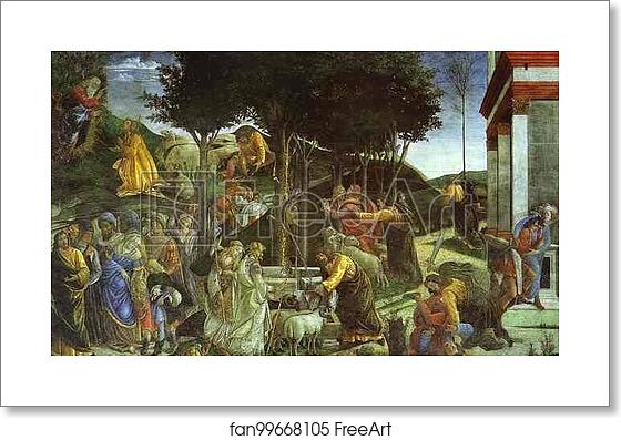 Free art print of Scenes from the Life of Moses by Alessandro Botticelli Free art print of Scenes from the Life of Moses by Alessandro Botticelli