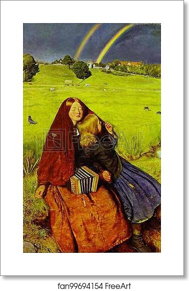 Free art print of The Blind Girl by Sir John Everett Millais