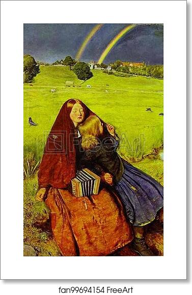 Free art print of The Blind Girl by Sir John Everett Millais Free art print of The Blind Girl by Sir John Everett Millais