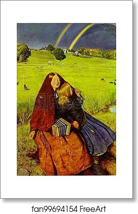 Free art print of The Blind Girl by Sir John Everett Millais