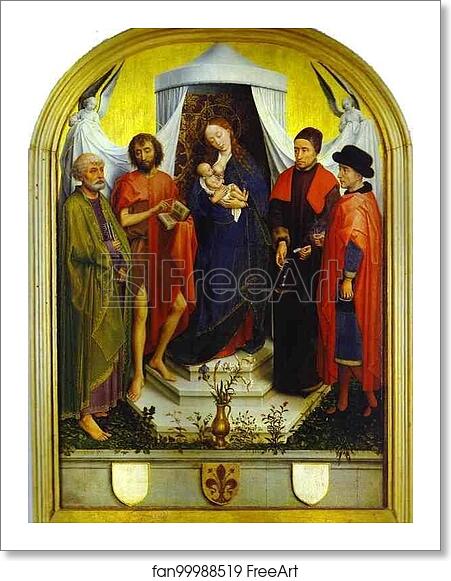 Free art print of Medici Madonna by Rogier Van Der Weyden Free art print of Medici Madonna by Rogier Van Der Weyden